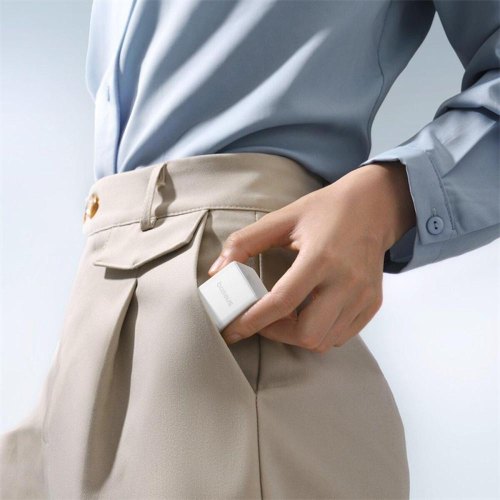 Мережевий зарядний пристрій Baseus Palm Fast Charger, USB Type-C, 20W, кабель USB Type-C to USB Type-C 60W, 1м, White (P10111602213-01)