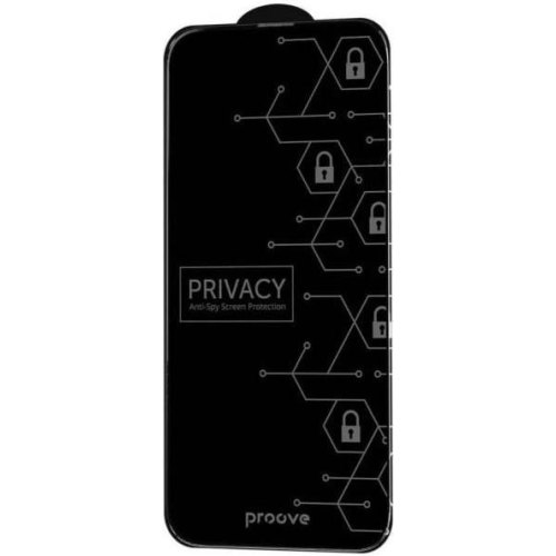 Захисне скло для смартфона Proove Privacy, для Apple iPhone 15 Pro Max, Black (PGPPRI15PM01)