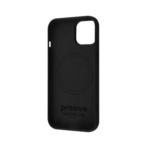 Чохол Proove Silicone Case with Magnetic Ring, для Apple iPhone 14, Black (PCSMIP140002)