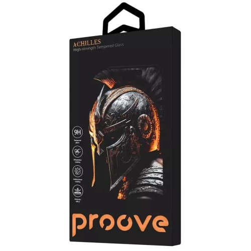 Захисне скло для смартфона Proove Achilles, для Apple iPhone 13/13 Pro/14/16e, Black (PGPAIP140001)