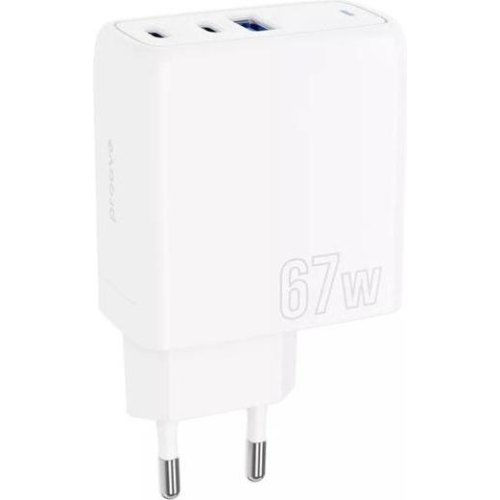 Мережевий зарядний пристрій Proove Silicone Power, 2xUSB Type-C, 40W, White (WCSP4020002)