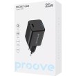 Мережевий зарядний пристрій Proove Pocket GaN, USB Type-C, 25W, Black (WCPG25010201)