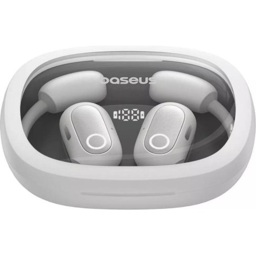 Навушники бездротові TWS Baseus Eli Fit Open-Ear True, White (A00073200213-00)