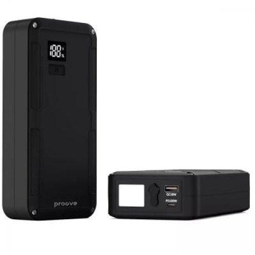 Пусковий пристрій Proove Jumper, 12000mAh, 1200A, Black (JS1000112201)
