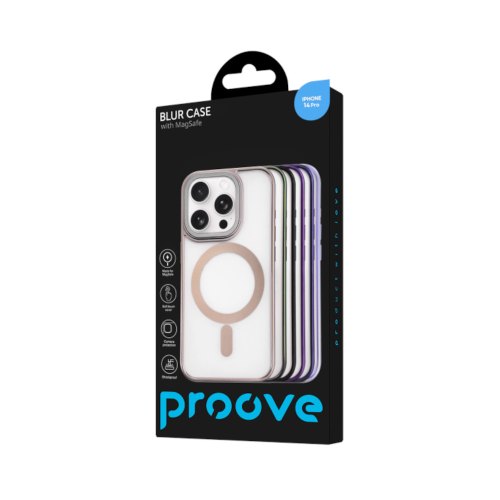 Чохол Proove Blur Case with Magnetic Ring, для Apple iPhone 14 Pro, Sierra Blue (PCBCIP14P011)