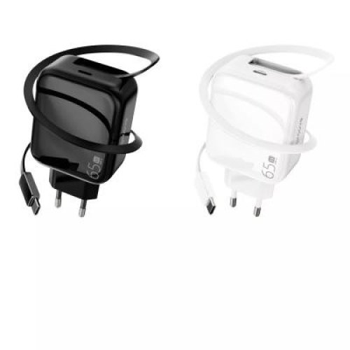 Мережевий зарядний пристрій Proove Fixtape GaN, USB Type-C, 65W, White (WCFP65010202)