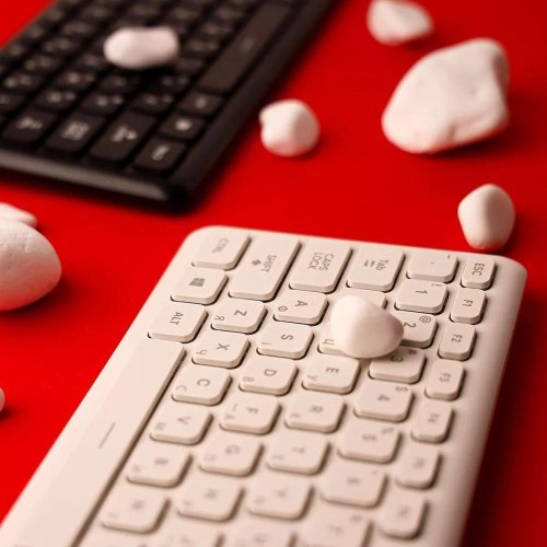 Клавіатура бездротова Proove Classic Code (Ukraine Layout), White (KBCD00003002)