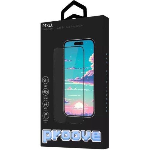 Захисне скло для смартфона Proove Pixel, для Apple iPhone 16 Pro Max, Black (PGPPXI16PM01)