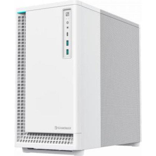 Корпус Gamemax P30 WH, без блока живлення, Midi-Tower, ATX, білий