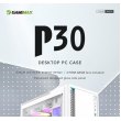 Корпус Gamemax P30 WH, без блока живлення, Midi-Tower, ATX, білий