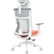 Крісло офісне OfficePro Balance, White/Dark Gray/Orange (OC550-W-DG-OR)