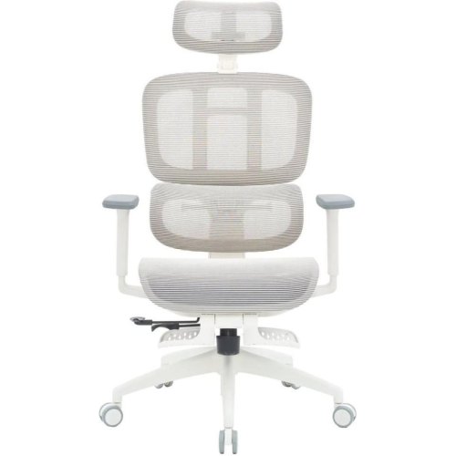 Крісло офісне OfficePro Skyline Footrest, White/Light Gray (OC750-W-LG-LG)
