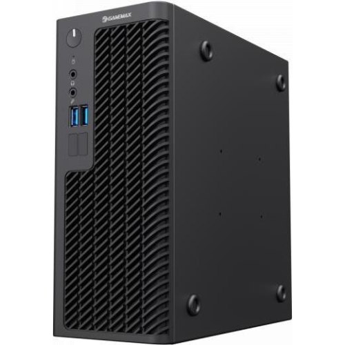 Корпус Gamemax ST-160-2U3-Flex-230M, з блоком живлення 230Вт, mini-ITX, чорний