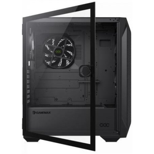 Корпус Gamemax Brufen COC, без блока живлення, ATX, чорний