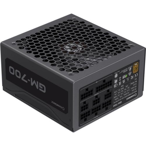 Блок живлення Gamemax GM-700 Modular, 700W, 80 Plus Bronze, ATX, вентилятор 140мм, модульний, чорний