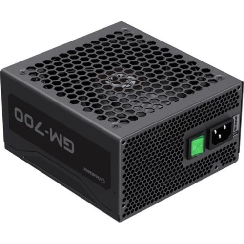 Блок живлення Gamemax GM-700 Modular, 700W, 80 Plus Bronze, ATX, вентилятор 140мм, модульний, чорний