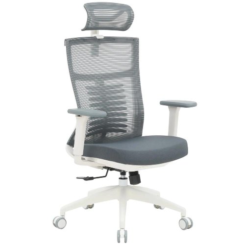 Крісло офісне OfficePro Balance, White/Dark Gray (OC550-W-DG-DG)