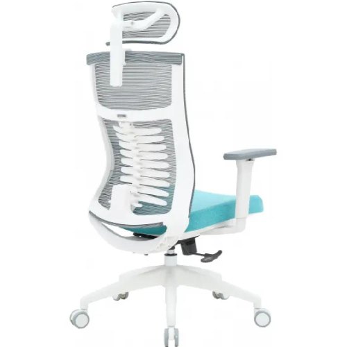 Крісло офісне OfficePro Balance, White/Dark Gray/Blue (OC550-W-DG-BL)