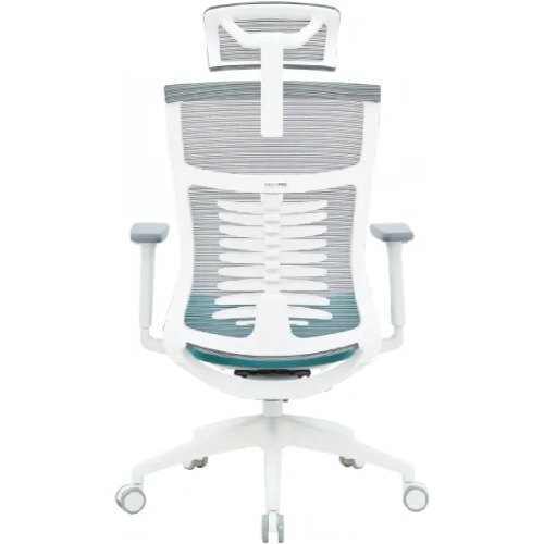 Крісло офісне OfficePro Balance, White/Dark Gray/Blue (OC550-W-DG-BL)