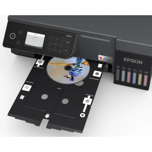 Багатофункціональний пристрій Epson EcoTank L8100, А4, струменевий, кольоровий, Wi-Fi (C11CK94401)