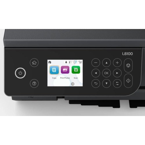 Багатофункціональний пристрій Epson EcoTank L8100, А4, струменевий, кольоровий, Wi-Fi (C11CK94401)