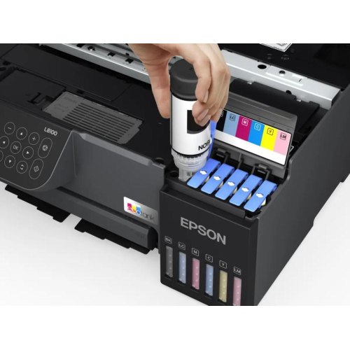 Багатофункціональний пристрій Epson EcoTank L8100, А4, струменевий, кольоровий, Wi-Fi (C11CK94401)