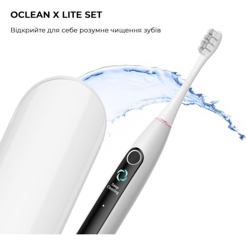 Електрична зубна щітка Oclean X Lite Set, Grey (6970810556414)