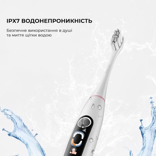 Електрична зубна щітка Oclean X Lite Set, Grey (6970810556414)