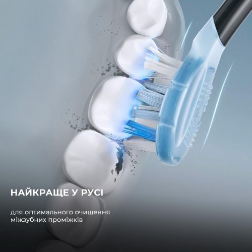 Насадки для електричної зубної щітки Oclean Ultra Clean Brush Head UC02 B02, 2шт, Black (6970810553543)
