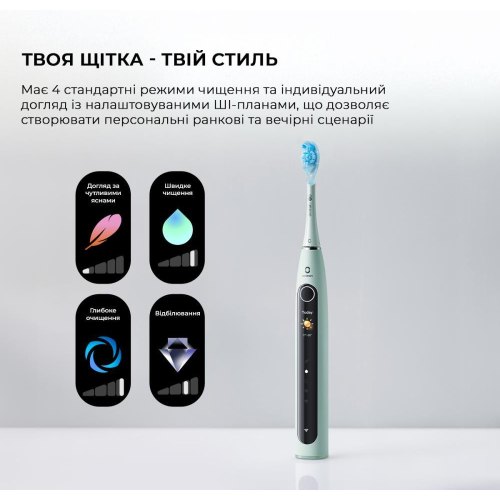 Електрична зубна щітка Oclean X Pro 20, Black (6970810556940)