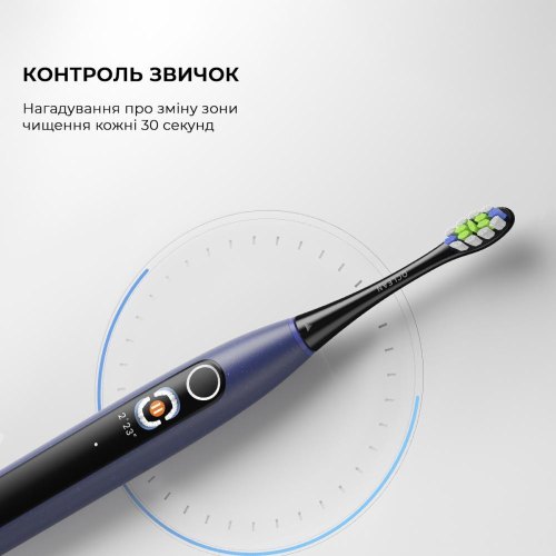 Електрична зубна щітка Oclean X Lite Set, Blue (6970810556407)