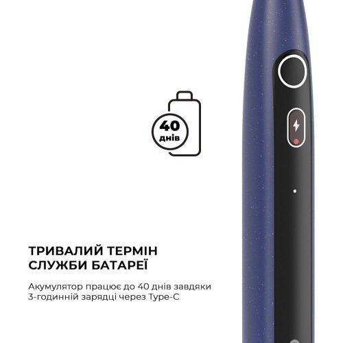 Електрична зубна щітка Oclean X Lite Set, Blue (6970810556407)