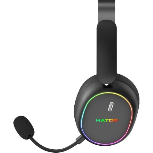 Гарнітура бездротова, ігрова Hator Phoenix 2, Hi-Res, SyncHUB connection, Black (ESH40)