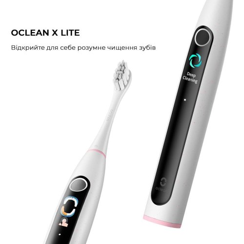 Електрична зубна щітка Oclean X Lite, Grey (6970810555981)