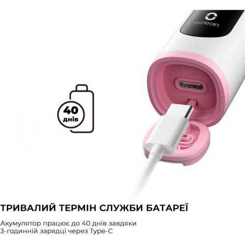 Електрична зубна щітка Oclean X Lite, Grey (6970810555981)