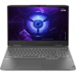 Ноутбук Lenovo LOQ 15IRX9, 15.6/Intel Core i7-13650HX/24GB/SSD 1TB/GeForce RTX 4060, 8GB/DOS/Luna Grey (83DV00KHRA)