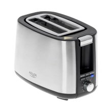 Тостер Adler AD 3214, 7 рівнів підсмажування, корпус з нержавіючої сталі