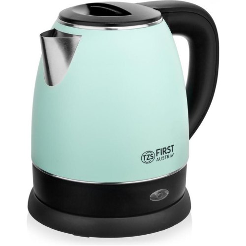 Електрочайник First FA-5407-3-GN, 2200Вт, 1.2л, корпус з нержавіючої сталі