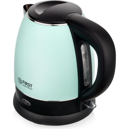 Електрочайник First FA-5407-3-GN, 2200Вт, 1.2л, корпус з нержавіючої сталі