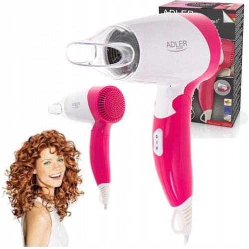 Фен Adler AD 2259, 1200Вт, 2 температурних режими, 2 швидкості, концентратор