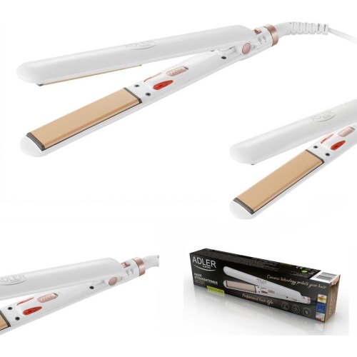 Випрямляч для волосся Adler AD 2317, 35Вт, керамічні пластини 25х90мм, нагрів до 200 градусів, індикатор живлення, швидкий нагрів