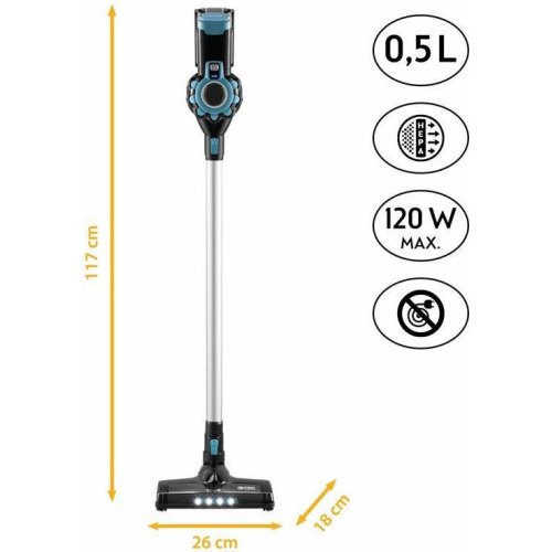 Пилосос акумуляторний First FA-5541-4-BL, 500мл, час роботи до 40хв