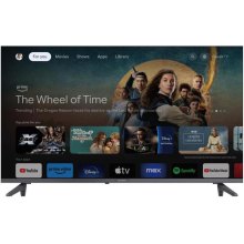Телевізор AIWA 43GO70804UHD UHD/DLED/T2/ Google TV//2 x 10W/Dolby Digital/HDMI/Wi-Fi/VESA 200x100/Blac