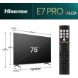 Телевізор HISENSE 75E7NQ PRO