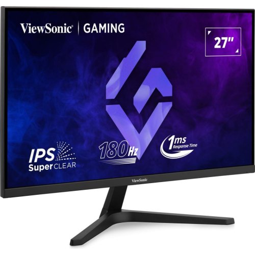 Монітор ігровий ViewSonic VX27G1-HD, 27 SuperClear IPS, 1920х1080, 16:9, 180Гц, 1мс (MPRT), HDR10, 2xHDMI 1.4/1xDP