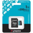 Карта пам'яті Kingston Canvas Go Plus Gen4, 1TB, microSDXC, A2 U3 V30, 200MB/s, SD-адаптер (SDCG4/1TB)