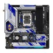Mатеринська плата ASRock B760M PG SONIC WIFI, s1700, Intel B760, mATX, 4xDDR5, 4xM.2, DP/HDMI/eDP, 2.5GbE LAN