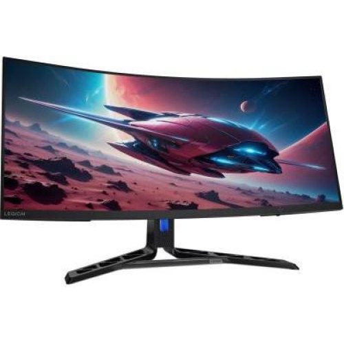 Монітор ігровий Lenovo R34w-30, 34 VA, вигнутий, 3440x1440, 21:9, 180Гц, 0.5мс (MPRT), HDR10, FreeSync (67C7GACBUA)
