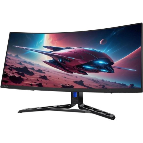 Монітор ігровий Lenovo R34w-30, 34 VA, вигнутий, 3440x1440, 21:9, 180Гц, 0.5мс (MPRT), HDR10, FreeSync (67C7GACBUA)