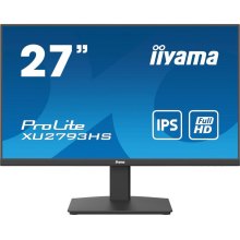 Монітор iiyama XU2793HS-B7, 27 IPS, 1920х1080, 16:9, 1мс (MPRT), 100Гц, Adaptive Sync, 1xHDMI 1.4/1xDP 1.2, SP 2х2Вт